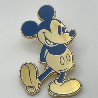 Disney Pin WDW 50th Anniversary EARidescent BLUE GOLD Mickey Mouse (H1)