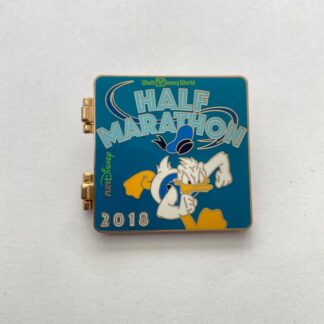 Disney Pin WDW runDisney 2018 I Did It! Donald Duck Half Marathon Hinge F3