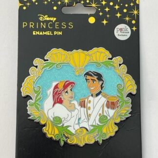 Disney Pink a la Mode Little Mermaid Pin Ariel and Eric Wedding Pin (B)