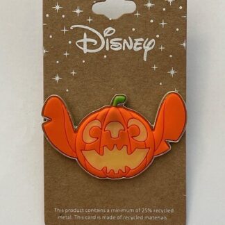 Disney Stitch Jack-O-Lantern Pin Glow In The Dark Pumpkin Box Lunch (B)
