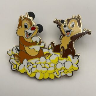 Disney Studio Store Hollywood DSSH Chip & Dale With Popcorn Pin F7
