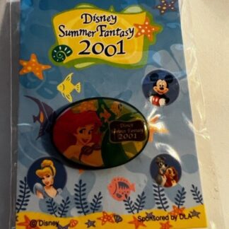 Disney Summer Fantasy 2001 Ariel The Little Mermaid LE Disney Pin (B)