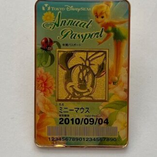 Disney TDL Tokyo Disneyland Annual Passport Minnie Mouse Pin (A2)