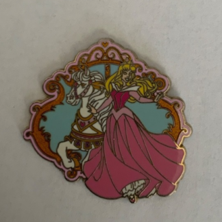 Disney Trading Pin Sleeping Beauty Princess Aurora Horse Carousel F0