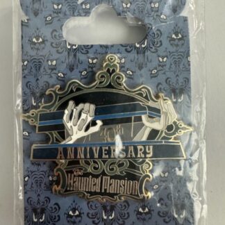 Disney WDI 40TH Anniversary Haunted Mansion Pin Skeleton Coffin Hands LE300 B