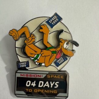 Disney WDW - Pluto - 04 Days to Opening - Mission Space Countdown Pin (E7)