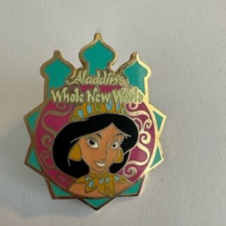 Disneys Aladdins Princess Jasmins Tokyo Disney Sea Lapel Pin (C5)