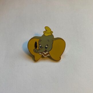 Dumbo Face Yellow Ears Feather  Disney Pin (B9)