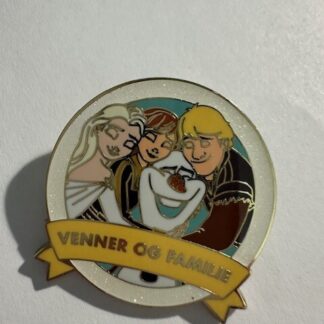 Elsa Anna Olaf Kristoff Friends Family Park Language Venner Og Disney Pin E0