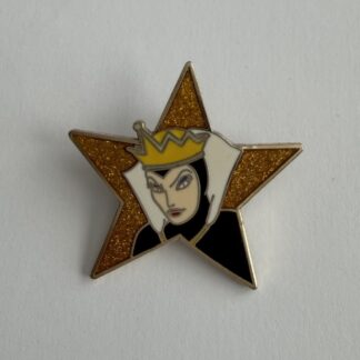Evil Queen Snow White and the Seven Dwarfs Gold Star Pin H2