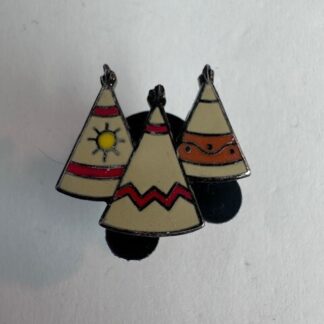 February 2001 Neverland Mini Pin - Indian Camp - Disney Pin 3870 (A0)