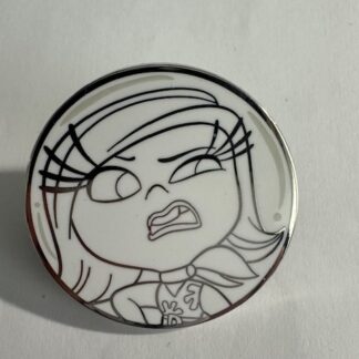 FiGPiN - Disgust - Black and White - Inside Out 2 Series 1 Mystery Disney Pin B9