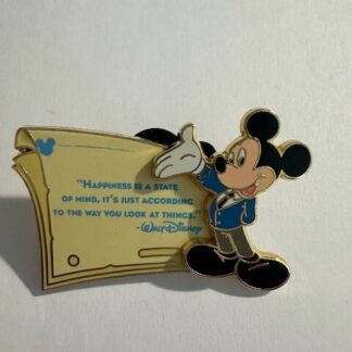 Gold Card Happiness is a State of Mind Mickey Mouse Pin (E3)