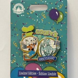 Goofy And Wilbur Mickey Christmas Carol Then And Now 90th Disney Pin (B)