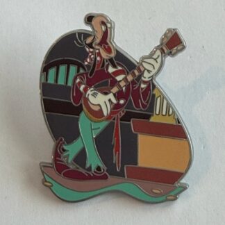 Goofy Pirates of the Caribbean Starter Lanyard Playing Guitar 2023 Disney Pin H5