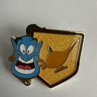 HKDL Genie Character Shields Mystery Pin Trading Carnival 2025 Disney Pin C6