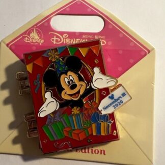 HKDL Hong Kong 2020 Mickey Mouse Happy Birthday Disney Pin (B)