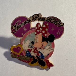 HKDL Hong Kong Annual Passholders Exclusive 2009 Minnie Disney Pin (C8)