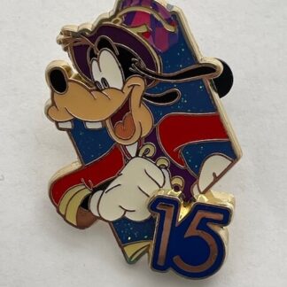 HKDL Hong Kong Disneyland Goofy 15th Anniversary Pin Limited Edition Of 500 (D9)