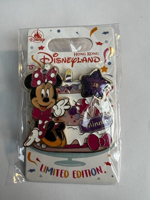 HKDL Hong Kong Minnie November 18 2019 Birthday Disney Pin LE (B)