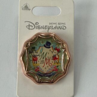 HKDL Hong Kong - Rose Gold Circle - Mickey and Minnie 2019 Disney Pin B
