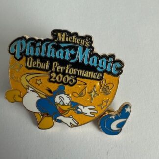 HKDL Mickey's Philharmagic Donald Debut Performance 2005 Hong Kong Disney Pin E7