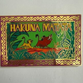 Hakuna Matata Simba Timon Pumbaa Lion King Framed Scenes 2024 Disney Pin D4