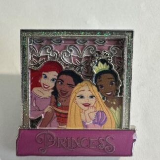 Hot Topic - Moana, Ariel, Rapunzel, Tiana - Princess Group Photo Disney Pin A4