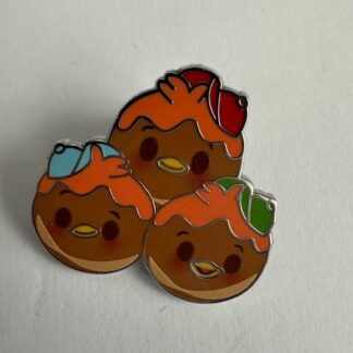 Huey, Dewey and Louie - Pastry Puff Trio - Munchlings - Series 2 Disney Pin C6
