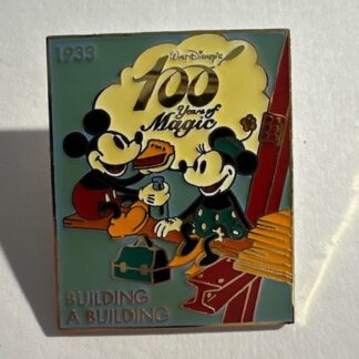 JDS 2001 100 Years Of Magic Building A Building At 1933 Mickey Disney Pin F6
