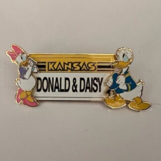 JDS Japan Disney Across America Kansas Donald Daisy LE Disney Pin (A7)