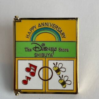 JDS Shibuya Pooh Blue Winnie The Pooh Blue Curtains LE Disney Pin B2