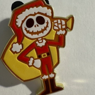 Jack Santa Cookie NBC Haunted Mansion Holiday Mystery Disney Pin A3