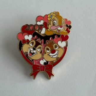 Japan - Chip, Dale and Clarice - Valentine Day - JDS 2007 Disney Pin B1
