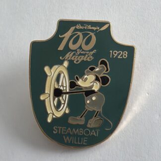 Japan M&P 100 Years of Magic Steamboat Willie Mickey Mouse LE 1500 Disney Pin G6