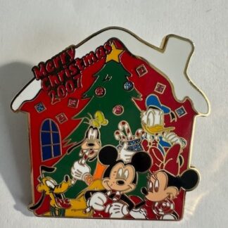 Japan Mickey, Minnie, Donald, Goofy and Pluto Merry Christmas Disney Pin B8