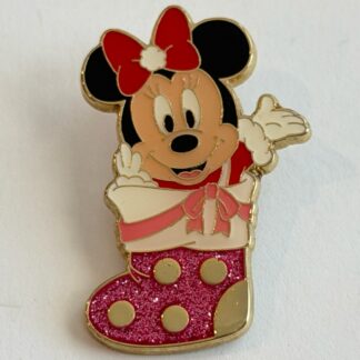 Japan - Minnie Mouse - Christmas Stocking - Game Prize - TDL 2016 Disney Pin H5