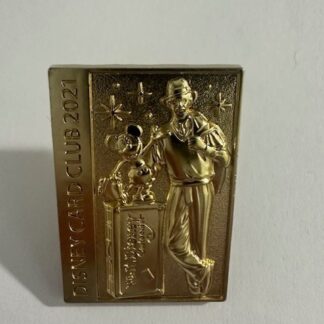 Japan - Storytellers Statue - Gold - Disney Card Club 2021 - JCB Disney Pin F5