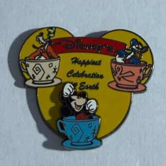 Kellogg's GWP #4 - Happiest Celebration On Earth - Tea Cups 2005 Disney Pin G1