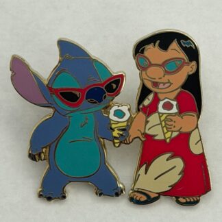 Lilo and Stitch with Shave Ice Cones - STITCH SUNDAYS 2003 Disney Pin G8