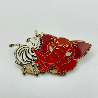 Lion King 30th Anniversary Zebra & Elephant Booster Disney Pin G6