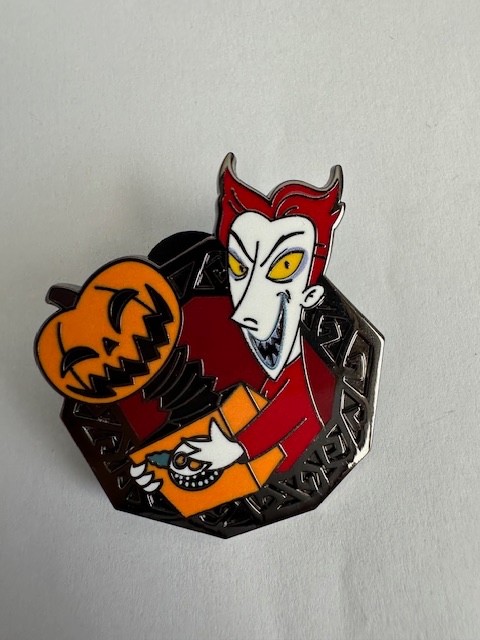 Lock Jack-o-Lantern in a Box Creepy Accessory Nightmare 2025 Disney Pin B9