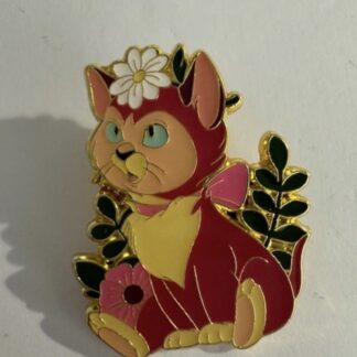 Loungefly Dinah Sidekicks Floral Mystery Alice On Wonderland Disney Pin (E9)