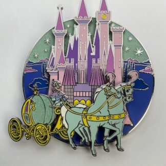 Loungefly Disney LE 1000 Cinderella Castle Carriage Sliding Slider Pin G5