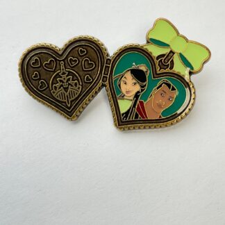 Loungefly Disney Princess Couple Locket Mystery Pin Mulan And Li Shang G3