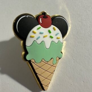 Loungefly - Mickey Ice Cream Cone - Scented - Free-D Disney Pin  C3