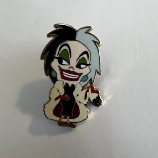 Loungefly Monogram 101 Dalmatians Cruella Decvil Cutie Villain Disney Pin (C1)