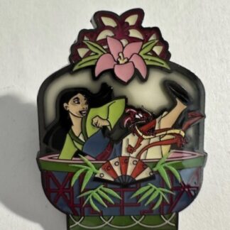 Loungefly Mulan and Mushu Princess and Sidekick Dome - Hot Topic Disney Pin C3