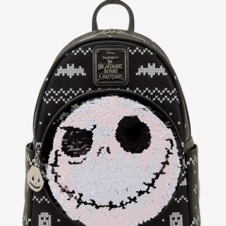 Loungefly Nightmare Before Christmas Jack Skellington Sequins Backpack