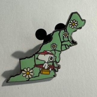 Loungefly Peanuts Snoopy USA Road Trip Mystery Box Map East Disney Pin F1